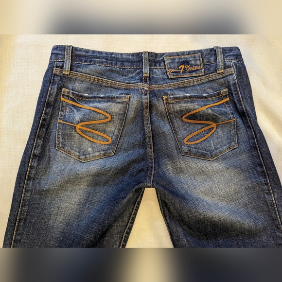 Ladies Seven 7 "Gold Digger" Jeans, Dark Wash, Size 29 - Picture 6 of 6
